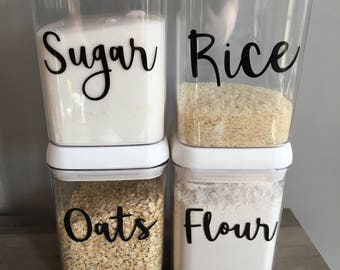 Pantry Labels (Customizable)