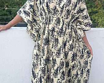 Caftan dress, Plus size caftan, Kaftan dress, Kimono, Cotton Caftan, Cotton Kaftan, Kaftan maxi dress, Long Caftan, Maxi dress, Cape dress