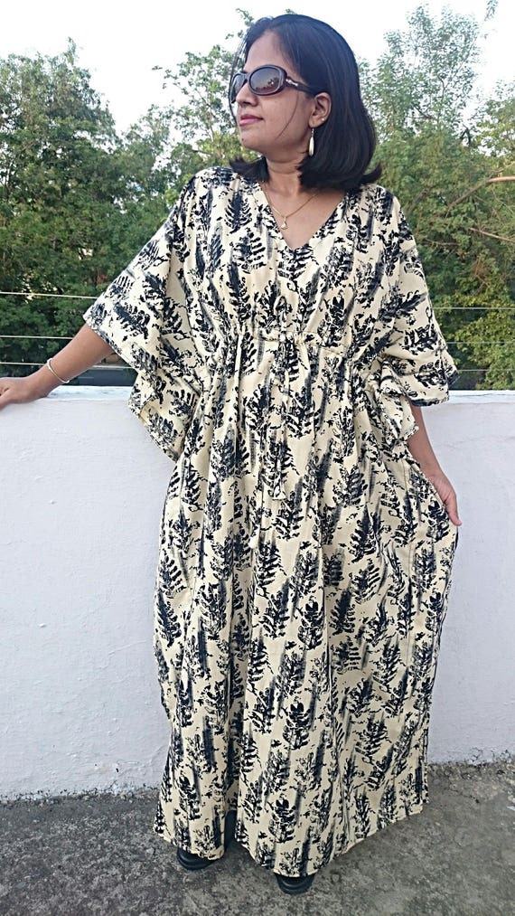 cotton kaftans plus size