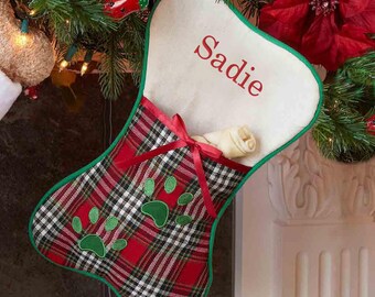 Personalized Dog Bone Stocking