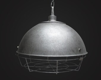 Style industriel lourd de lampe de plafond en acier - pendentif lampe - ampoule edison - style vintage - - suspendus lampe - lampe de plafond - éclairage
