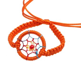 Dream Catcher Bracelet (Orange )