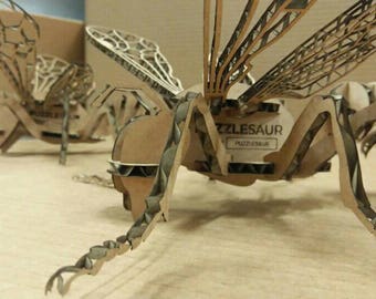 Bee Wasp 3D laser cut Puzzle