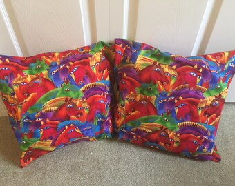 Laurel Burch Dancing Horses Pillow Cover