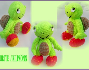 Amigurumi turtle-Turtle-Crochet stuffed animal