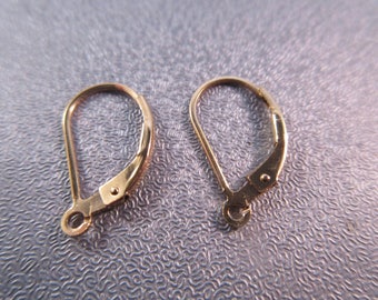 14k Gold Filled Interchangeable Leverback Earring 2pcs