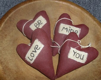 Primitive valentine | Etsy