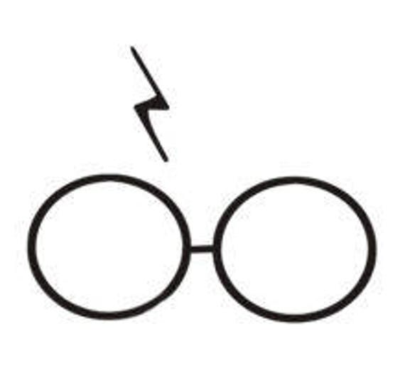 Harry Potter Glasses and Scar SVG