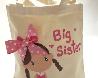 BIG SISTER PERSONALIZED Tote Bag