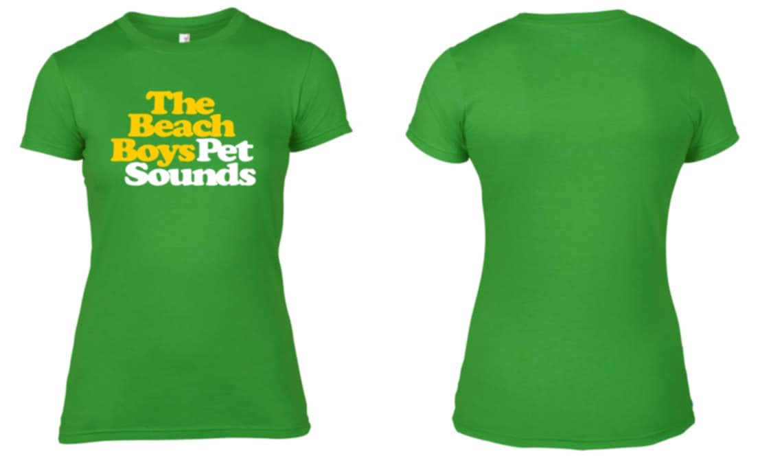 the beach boys pet sounds womens cotton printed t shirt