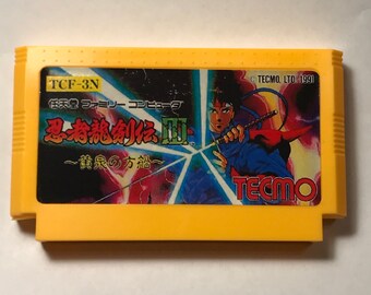 Ninja Gaiden III fan made reproduction Nintendo Famicom