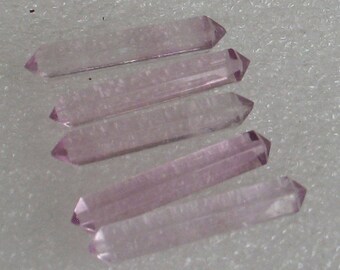 5 Fluorite Crystals Double Terminated 30mm