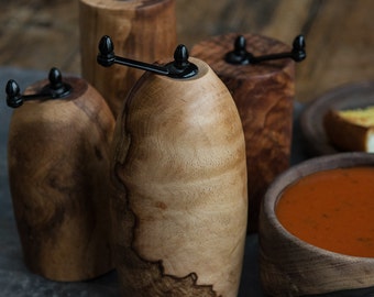 Grinder Salt pepper grinder Wood salt mill Salt and pepper mill Salt grinder Peppermill Wood pepper mill Gift for her Gift for him