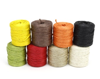 75 yards Burlap twine or burlap rope. Perfect for crafts. DIY. Also available in different colors (BR02-xx)