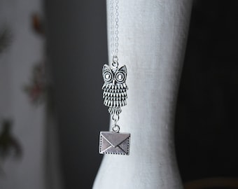Owl Mail Necklace