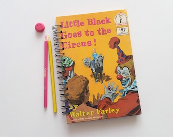 Little Black goes to the Circus, Recycled Journal, Notebook