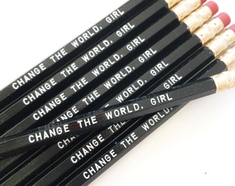Change the World Girl Pencils