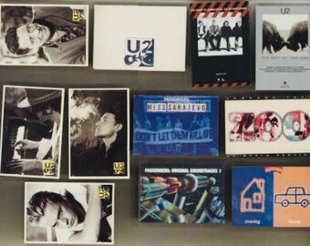 U2 Postcards x 10 Set