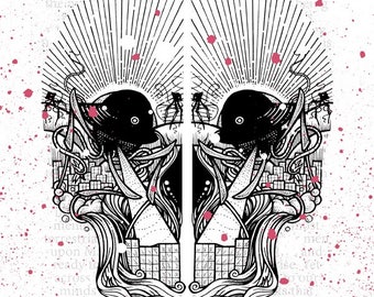 Red Weed, The War Of The Worlds Flip Skull