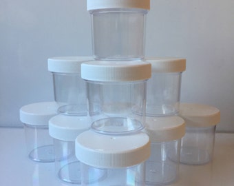 Slime Containers 3 oz. | 10-Piece Set, plus 1 Free Container and Extras, Storage Containers, Slime Supply