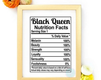 PRINTABLE ART Black Queen African American Feminist Printable Art Pride PRINTABLE ART Black Queen African American Feminist Printable Art Pride