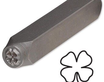 Clover Metal Stamp Punch Tool Design PMC Clay Marking 7