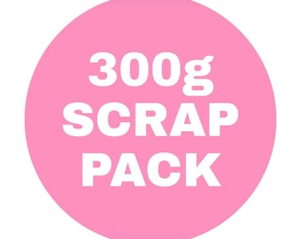 300g (approx) Mixed Fabric Scrap Bag