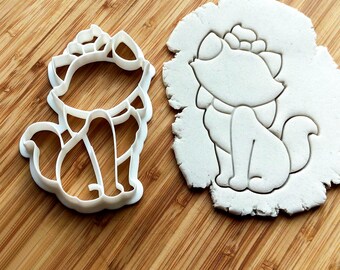 The Aristocats Cookie Cutter | Marie kitten | Baking supply | Cookie cutter | Craft kids | Clay cutters | Cartoon cookies | Snowman
