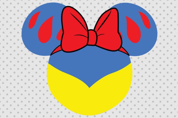 Disney svg Snow white svg Minnie svg Snow white Minnie svg
