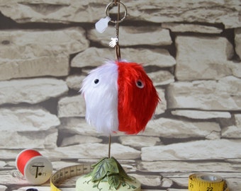 Rick the Mini Monster fur keyring