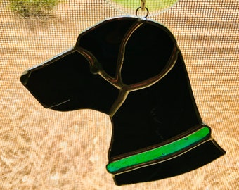 Black Lab Suncatcher