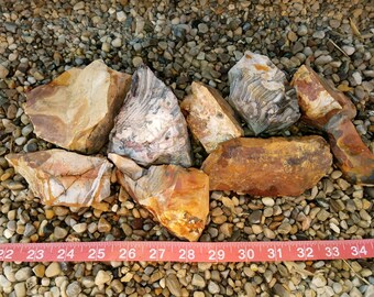 Flint Lapidary rough, Flint Knapping, by the pound