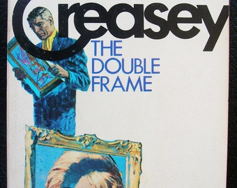 The Double Frame - by John Creasey - 1971 Edition Vintage Pulp Paperback - Mystery Suspense Crime Novel