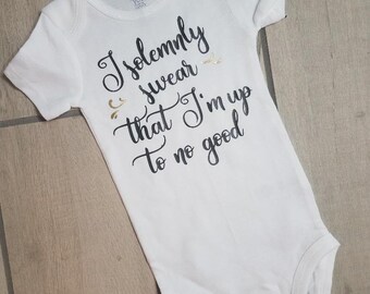 Harry "I solemnly swear that I am up to no good" Baby Bodysuit or Toddler T-Shirt