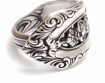 Sterling Silver Spoon Ring - Circa 1934