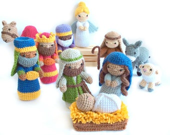 Crochet Nativity Pattern, Amigurumi Nativity Pattern, Christmas Crochet Pattern, Amigurumi Christmas Pattern, Nativity Set, Nativity Craft