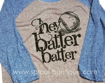 Hey Batter Batter Baseball Shirt - Micro Burn - Baseball Shirt