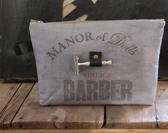 Vintage grooming Kit"BARBER"