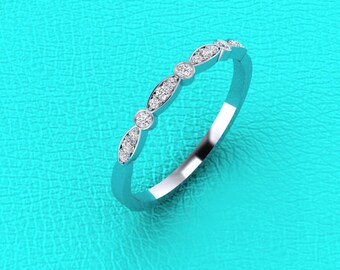Stackable 18K stackable band