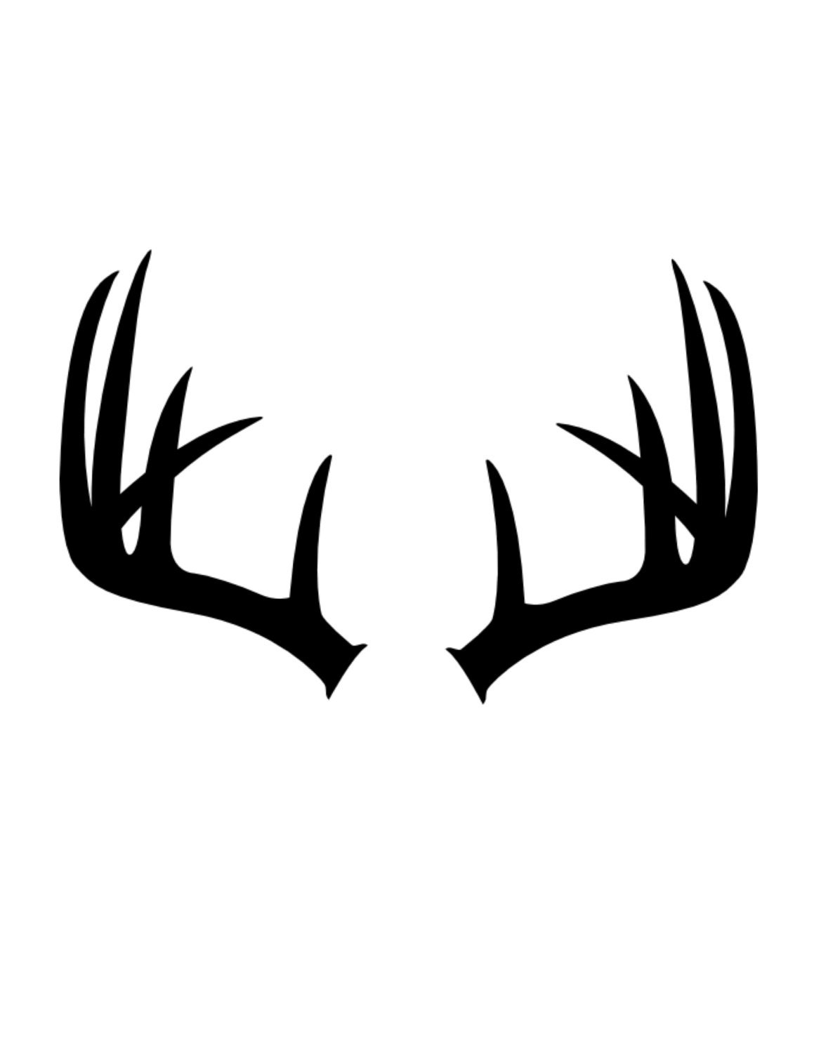 Download Antlers Stencil Made from 4 Ply Mat Board