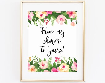 My shower to yours | Etsy