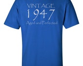 Items similar to Vintage 1947 Aged and Perfected T-Shirt pic