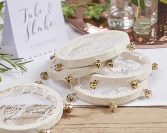 Set of 5 small tambourine