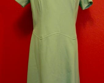 Vintage *Plus Size* Seafoam Dress