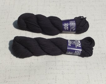 Creole 100% Cotton Yarn, Black yarn, Destash yarn