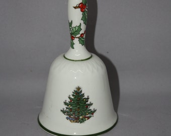 Cuthbertson Original "Christmas Tree" Bone China Bell .Made in England