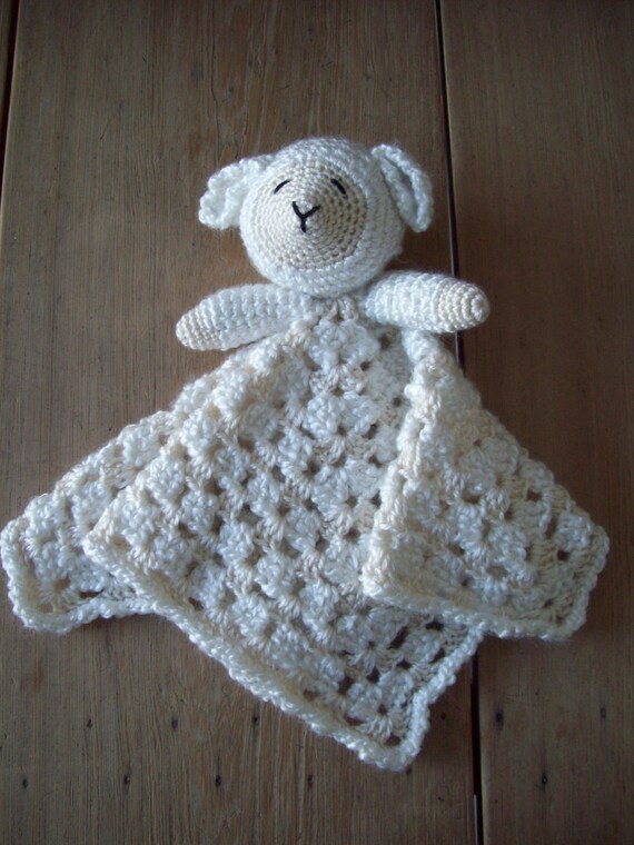 lamb lovey blanket