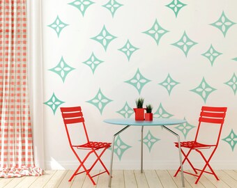 Mid Century Wall Decor Retro Decal Geometric Nursery Mid Century Wall Decor Retro Decal Geometric Nursery