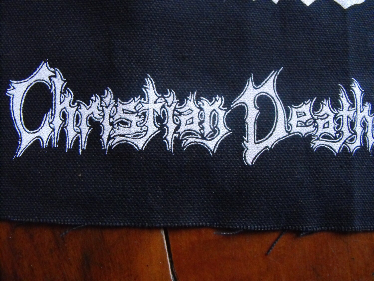CHRISTIAN DEATH logo patch goth gothic punk Free Shipping