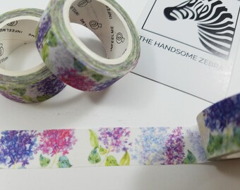 Purple and Pink Floral Washi Tape